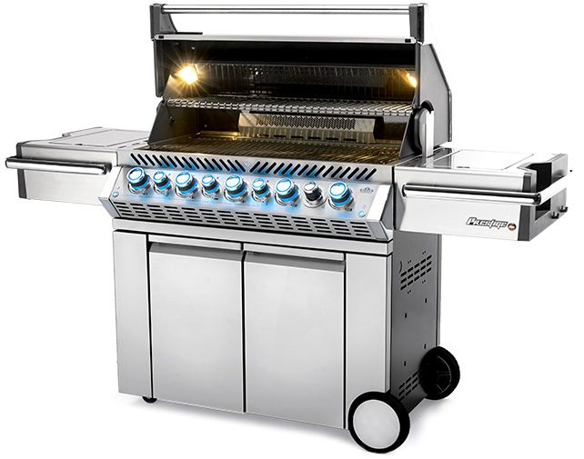 Napoleon Prestige Pro 665 Gas Grill With Infrared Side and & Rear Burner