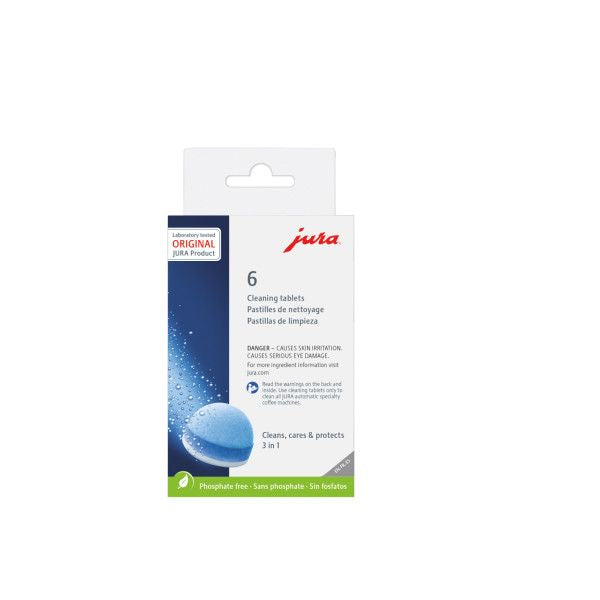 Jura 3-Phase Cleaning Tablets (Pack of 6)