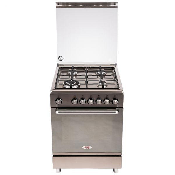 Superchef Electric Cooker With 4 Gas Burner Heavy Duty 60x60cm