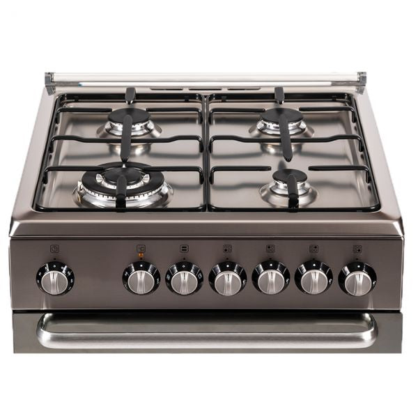 Superchef Electric Cooker With 4 Gas Burner Heavy Duty 60x60cm