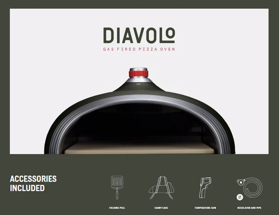 Diavolo Gas-Fired Oven - Green