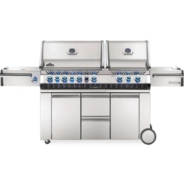 Napoleon Prestige PRO 825 Gas Grill with Power Side Burner, Infrared Rear & Bottom Burner