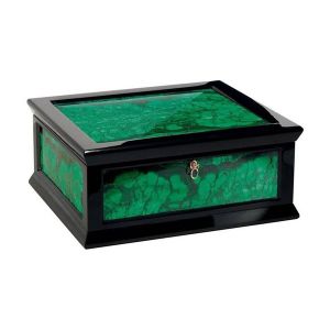 Agresti Malachite Jewelry Box
