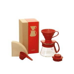 Hario V60 Color Dripper And Pot / Red